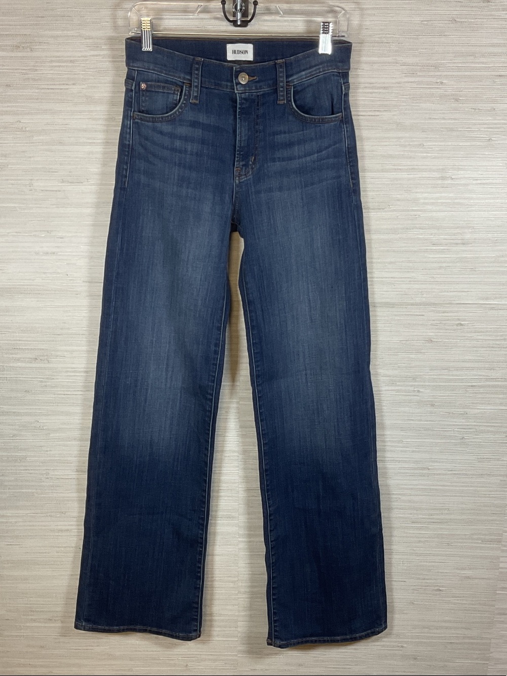 Hudson Rosalie Wide Leg Jeans Dark Wash 24